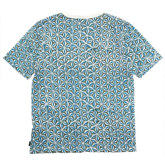 A HOPE HEMP アホープヘンプ｜Asaha S/S Tee (ブルー)(ヘンプコットン Tシャツ)の2枚目の画像