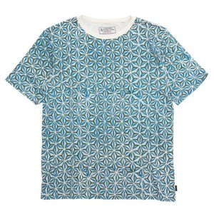 A HOPE HEMP アホープヘンプ｜Asaha S/S Tee (ブルー)(ヘンプコットン Tシャツ)
