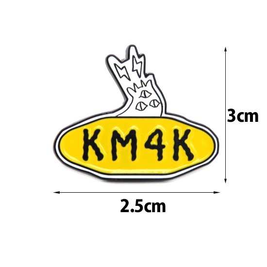 KM4K カモシカ｜METAL PIN BADGE (メタルピンバッジ) の2枚目の画像