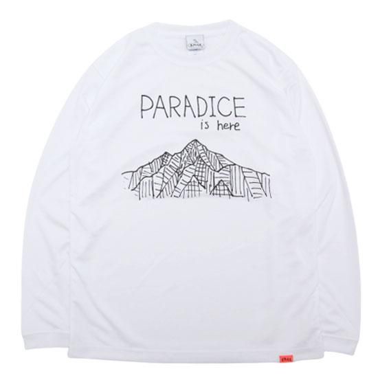KM4K カモシカ|OG ロング化繊Tシャツ T'S AS (ホワイト)(ロング KM4K カモシカ|OG ロング化繊Tシャツ T'S AS (ホワイト)(ロング