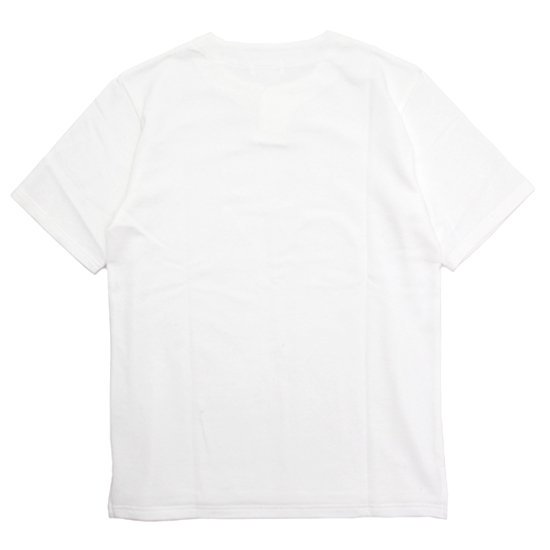 SPINNER BAIT スピナーベイト｜ミニ裏毛 １ボタン ヘンリー (ホワイト)(Tシャツ)の2枚目の画像