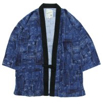 GO HEMP ゴーヘンプ｜INDIGO OLD CLOTH ZEN YURU KOROMO (インディゴ)(羽織り)