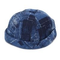 GO HEMP ゴーヘンプ｜INDIGO OLD CLOTH ROLL CAP (インディゴ)(ロールキャップ)