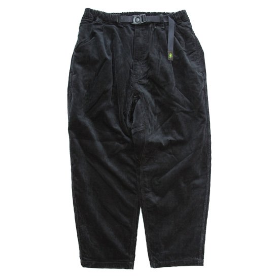 GOHEMP ゴーヘンプ｜9W CORDUROY ONE TUCK ACTIVE PANTS (ブラック