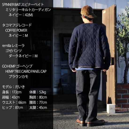remilla レミーラ｜ゴゼパンツ (ダークネイビー)(イージーパンツ)
