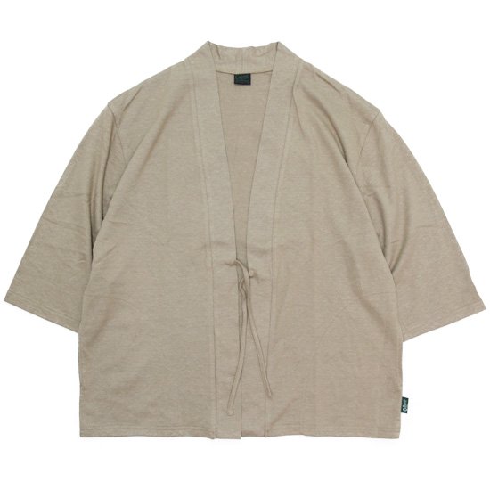 GOHEMP ゴーヘンプ｜10oz JERSEY HAORI (ライトサンド)(羽織りカーディガン)