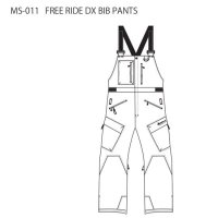 【22-23 予約商品】MountainSurf マウンテンサーフ｜FREE RIDE DX BIB PANTS (フリーライドビブパンツ)【2022年11月中旬入荷予定】