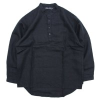 Nasngwam ナスングワム｜ATELIER SHIRTS (ブラック)(プルオーバーシャツ)