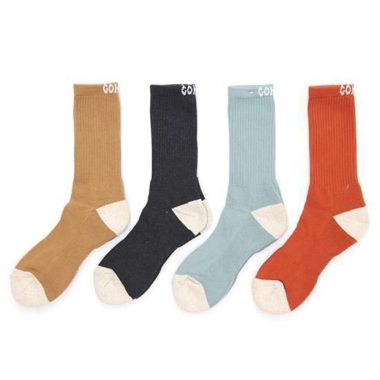 GOHEMP إסPANEL PILE CREW SOCKS (ѥ 롼å)