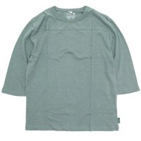 GOHEMP ゴーヘンプ｜FOOTBALL TEE (フェアグリーン)(フットボール 七分袖Tシャツ)