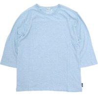 GOHEMP ゴーヘンプ｜FOOTBALL TEE (スカイブルー)(フットボール 七分袖Tシャツ)