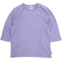 GOHEMP ゴーヘンプ｜FOOTBALL TEE (ラベンダー)(フットボール 七分袖Tシャツ)