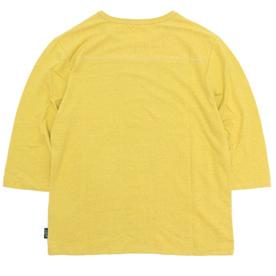GOHEMP ゴーヘンプ｜FOOTBALL TEE (レモンファズ)(フットボール 七分袖Tシャツ)の2枚目の画像