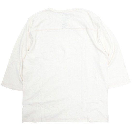 GOHEMP ゴーヘンプ｜FOOTBALL TEE (ナチュラル)(フットボール 七分袖Tシャツ)の2枚目の画像