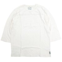 GOHEMP ゴーヘンプ｜FOOTBALL TEE (ナチュラル)(フットボール 七分袖Tシャツ)