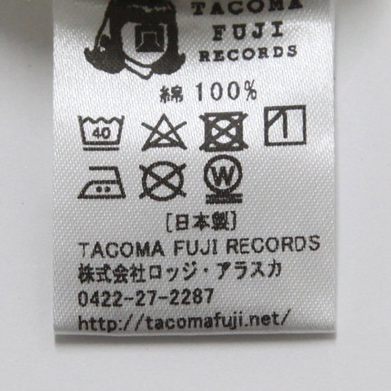 TACOMA FUJI RECORDS タコマフジレコード｜Katakana TACOMA (ホワイト