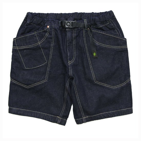 GOHEMP ゴーヘンプ｜DENIM TRAVELER EASY SHORTS (ワンウォッシュ)(デニムショーツ)