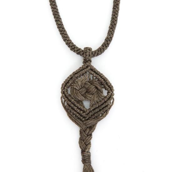 ナム様専用 マクラメ編みネックレス