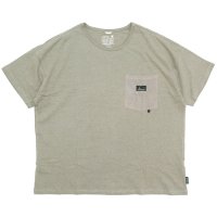 GOHEMP ゴーヘンプ｜MSP WIDE PK TEE (サンドストーン)(メッシュポケットTシャツ)