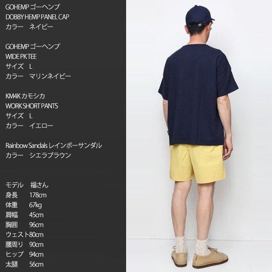 KM4K パンツ KM4K カモシカ】WORK SHORT PANTS (グレイ)(ショートパンツ