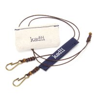 kadii カディー｜MASK STRAP & SACHET (ブラウン)(マスクストラップ マスクコード)