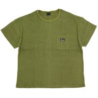 GOHEMP ゴーヘンプ｜HEMP PILE WIDE PK TEE (グリーンシェード)(パイルTシャツ)