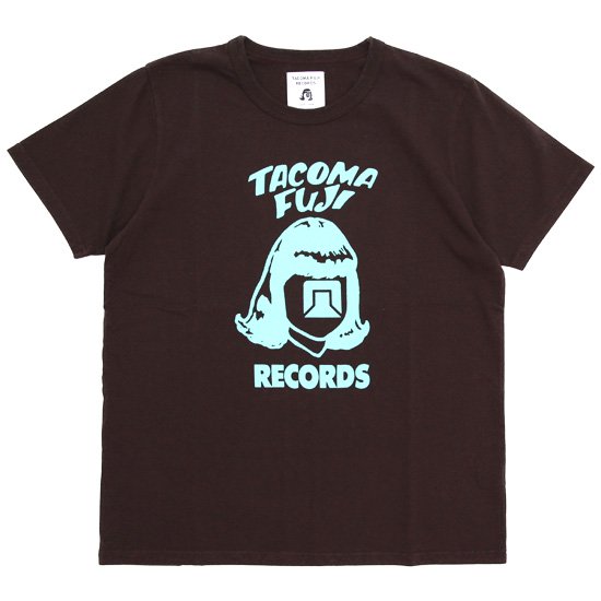 TACOMA FUJI RECORDS タコマフジレコード｜LOGO '22 (ブラウン)(プリントTシャツ)