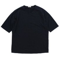 remilla レミーラ｜オーバル五分Tee (ブラック)(五分袖Tシャツ)