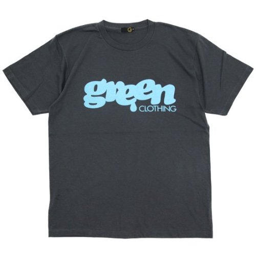 【GREEN CLOTHING グリーンクロージング】2022 #1 LOGO (スレート)(ロゴプリントTシャツ)