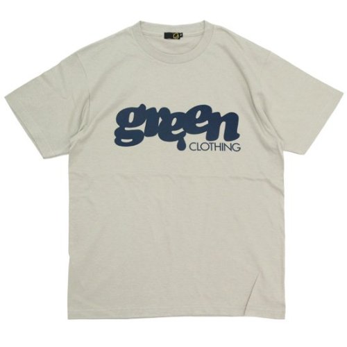 【GREEN CLOTHING グリーンクロージング】2022 #1 LOGO (サンドベージュ)(ロゴプリントTシャツ)