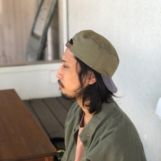 horizon ホライズン】The Work cap (オリーブ)(リバーシブル ワーク