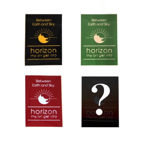【horizon ホライズン】Sun Logo Sticker (4枚セット)(ステッカー)