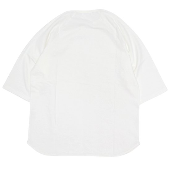 SPINNER BAIT スピナーベイト｜バストドール天竺ラグラン五分 Tee (ホワイト)(五分袖Tシャツ)の2枚目の画像