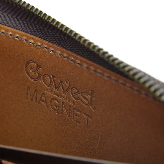 GOWEST ゴーウエスト｜×MAGNET LONG WALLET (ウッドベージュ