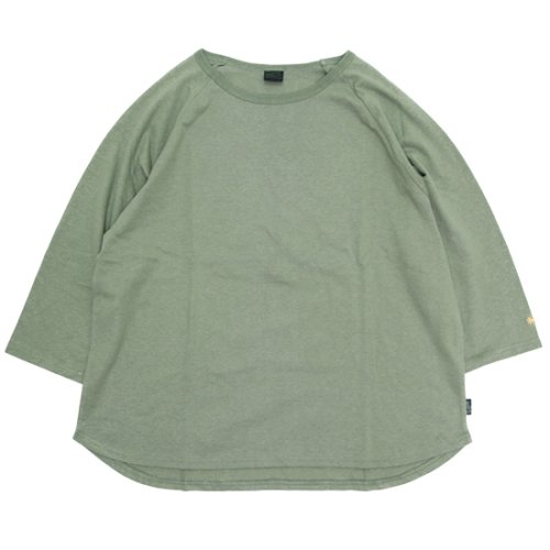 GO HEMP ゴーヘンプ｜10oz JERSEY WIDE BASEBALL TEE (ハニーコーム