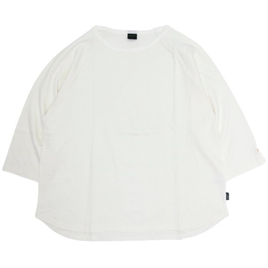 GO HEMP ゴーヘンプ｜10oz JERSEY WIDE BASEBALL TEE (ナチュラル)(やや厚手のロンTEE)