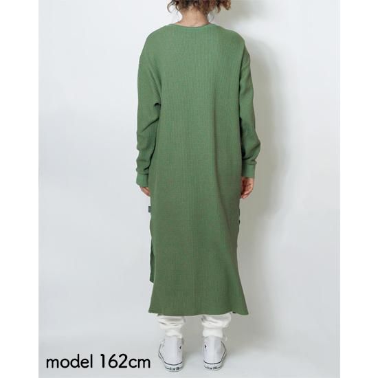GOHEMP ゴーヘンプ｜レディース HEMP WAFFLE SLIT ONE PIECE
