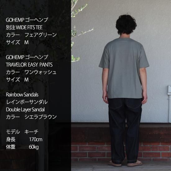 GOHEMP ゴーヘンプ｜TRAVELOR EASY PANTS INDIGO (ユーズド