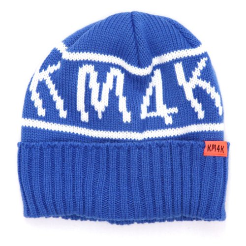 【KM4K カモシカ】TEAM MANAGER BEANIE 8 (BLUE ブルー)(ニット帽)