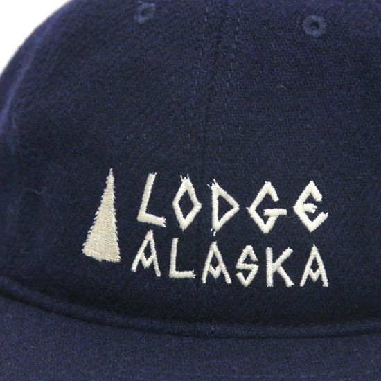 TACOMA FUJI RECORDS タコマフジレコード｜Lodge ALASKA HW LOGO CAP (ネイビー)(キャップ)の2枚目の画像