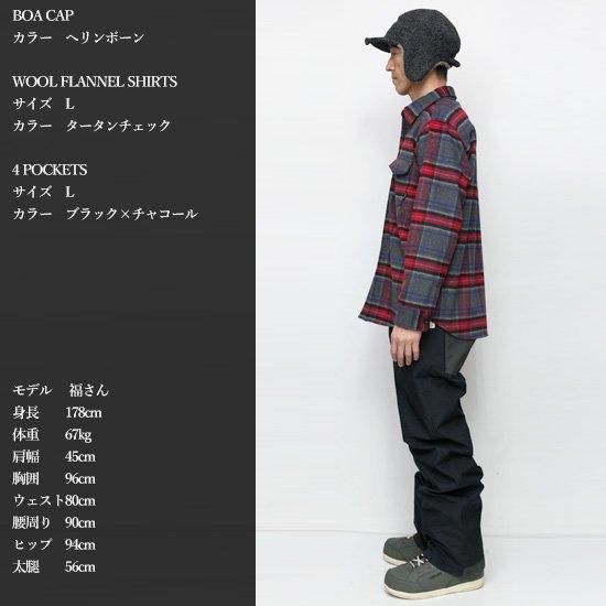 【GREEN CLOTHING グリーンクロージング】WOOL FLANNEL SHIRTS (ウールフランネルシャツ)