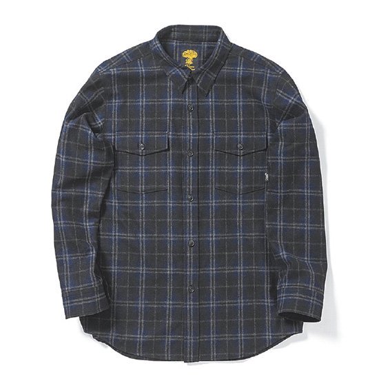 【GREEN CLOTHING グリーンクロージング】WOOL FLANNEL SHIRTS (ウールフランネルシャツ)