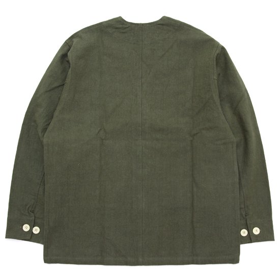 A HOPE HEMP アホープヘンプ｜Canvas No Collar Jacket