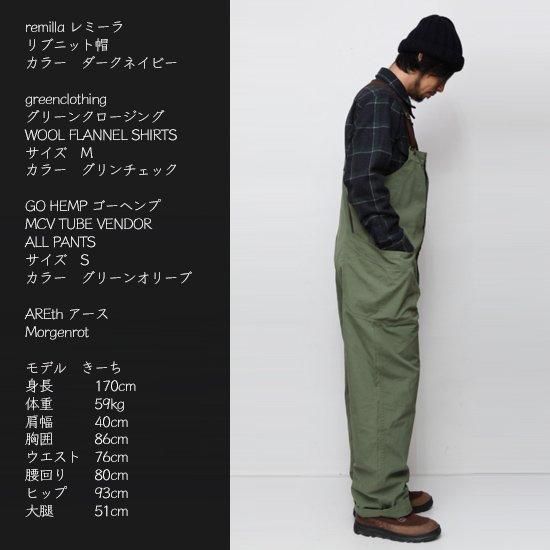 GO HEMPゴーヘンプ オーバーオール サイズ32 GOHEMP ゴーヘンプ｜MIGHTY ALL PANTS with MULTI APRON BLACK