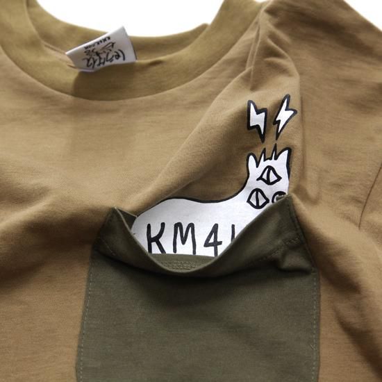 KM4K カモシカ】CORDURA LONG POCKET T's (コヨーテ)(コーデュラ