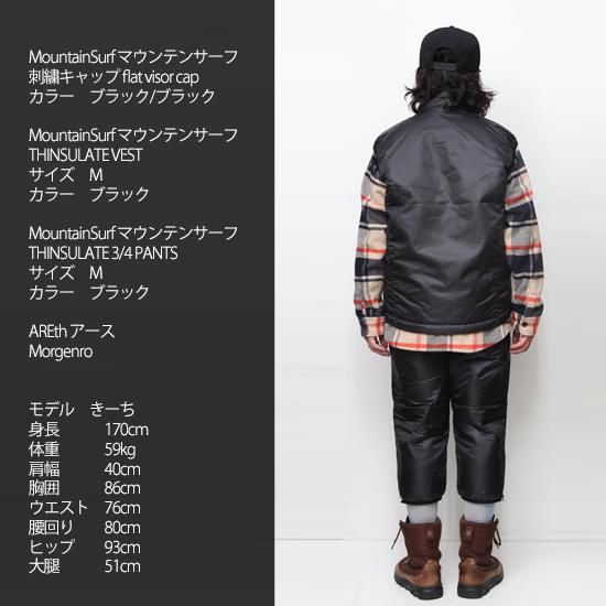 【MountainSurf マウンテンサーフ】THINSULATE 3/4 PANTS