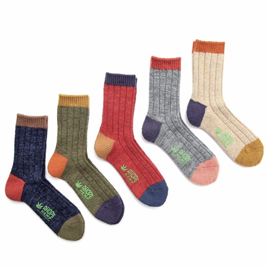 A HOPE HEMP アホープヘンプ｜HEMP WOOL SOCKS #HSX-273 (ヘンプウール