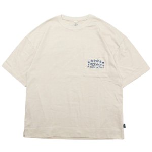 TACOMA FUJI RECORDS タコマフジレコード｜STAY ON THE COUCH WIDE SLIT TEE (オートミール)(ワイド Ｔシャツ)