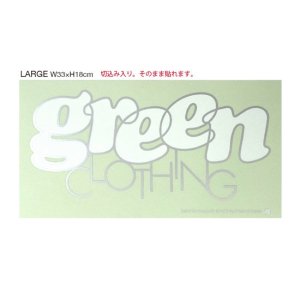 【GREEN CLOTHING グリーンクロージング】BOKINシリーズ BOKIN#1 シルクスリーンステッカー (ラージサイズ)