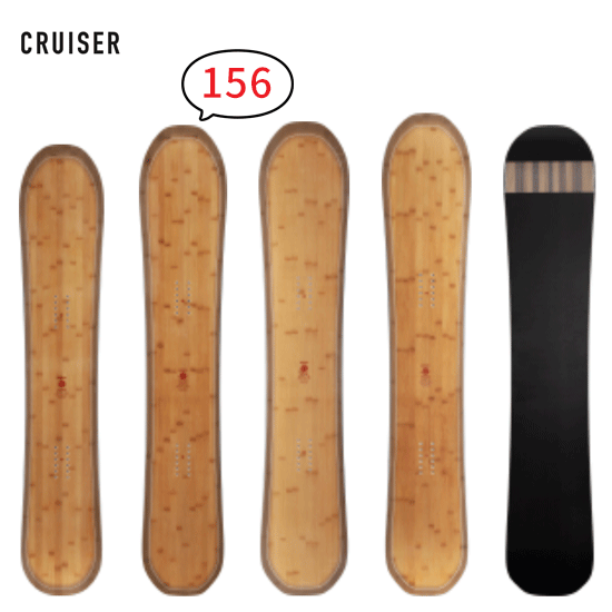 【23-24予約商品】T.J BRAND ティージェイブランド｜CRUISER 156 (ディレクショナル)